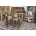 Loon Peak® Tustin Bar w/ Wine Storage Wood in Brown/Green | 40 H x 29 D in | Wayfair LNPK6579 38999002
