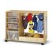 Jonti-Craft® Double Sided 8 Compartment Dress-Up Center w/ Bins Wood in Brown/White | 37.5 H x 48 W x 23 D in | Wayfair 0926JC
