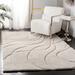 White 60 x 1.2 in Indoor Area Rug - Latitude Run® Reidy Abstract Beige Area Rug, Polypropylene | 60 W x 1.2 D in | Wayfair LATR5175 33256786