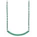 Machrus Swingan kids Belt Swing For All Ages - Vinyl Coated Chain Vinyl/Plastic in Green | 61 H x 5.5 W x 27 D in | Wayfair SW27VC-GN