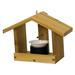 Stovall Wood Oriole Medium Combination Hopper Bird Feeder Wood in Brown | 10 H x 14.2 W x 6 D in | Wayfair 8FM