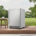 Danby Silhouette 5.5 cu. ft. Outdoor Rated Undercounter Mini Fridge, Stainless Steel | 36.38 H x 23.82 W x 25.87 D in | Wayfair DAR055D1BSSPRO