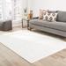 White 60 x 0.5 in Area Rug - Joss & Main Oath Handmade Area Rug Viscose | 60 W x 0.5 D in | Wayfair LRUN2159 39088601