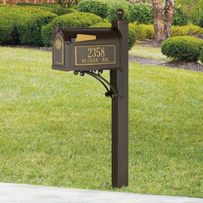 Seranto Deluxe Mailbox Set - Bronze - Grandin Road