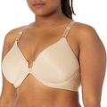 Bali Women's Comfort Revolution Front-Close Shaping Underwire Bra - Beige - 34DD