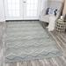 Gray 108 x 0.3 in Indoor Area Rug - Brayden Studio® Haffner Geometric Handmade Tufted Wool Area Rug Wool | 108 W x 0.3 D in | Wayfair