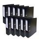 Exacompta - Ref. 53741E - Box of 10 Prem'Touch A4 lever arch files - Spine 70 mm - Mechanical 75 mm - External dimensions: 32 x 29 x 7 cm - Format to file A4 - Colour: Black