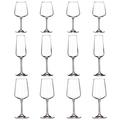 Villeroy & Boch Ovid 12 Piece stemware Set, Crystal, 3 Sizes