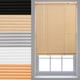 FURNISHED PVC Venetian Window Blinds Made to Measure Home Office Blind New - Natural 165cm x 150cm