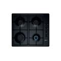 NEFF N30 T26BR46S0 Gas hob, 60cm, with Sword Dials and Cast Iron Pan Supports, Black, Built in