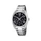 Festina Men's Quartz Watch with Black Dial Analogue Display and Silver Stainless Steel Bracelet F16750/2