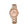 Lotus Women's Quartz Watch with Rose Gold Dial Analogue Display and Rose Gold Stainless Steel Rose Gold Plated Bracelet 18303/2