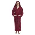 Arus Hood'n Full Robe, Size: XL (3), Colour: Burgundy