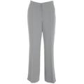 Busy Clothing Women Smart Trousers Silver Grey 10 Long