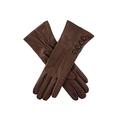 Dents Rose Women's Silk Lined Leather Gloves MOCCA 7