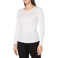 HANRO Women's Shirt 1620 / Cotton Seamless Shirt 1/1 Arm, size 12/14 (M), white (white 0101)