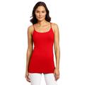 skinnytees the diet you wear Women's Seamless Cami Shirt, Red, One Size