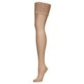 Wolford Women's Satin Touch 20 Stay-Up Tights, 20 DEN, Beige (Beige Caramel), Large (Size: L)