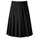 Banner Davenport Knife Pleat School Skirt Black Waist 32", Length 22"