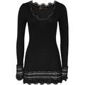 Rosemunde Women's Silk Long Sleeve Top Black S