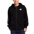 Caterpillar Full-Zip Hooded Sweatshirt, Black, 4X-Large