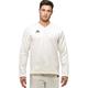 adidas Long Sleeved Men's Cricket Sweater, White, S