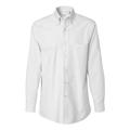 Van Heusen Men's Long-Sleeve Oxford Dress Shirt, White, 17.5" Neck 36"-37" Sleeve