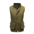 Walker & Hawkes - Mens Derby Tweed Shooting Waistcoat Country Gilet - Light Sage - Small