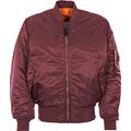 ALPHA INDUSTRIES Men's 100101-184-l Jacket, Red (Burgundy 184), Large