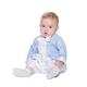 Vivaki, Boys Blue & White Romper Suit, Boys Christening Outfit, Baby, Boys Romper Suit, 6-9 Months