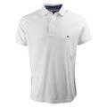 Tommy Hilfiger - Mens Polo Shirts - Mens Shirts - Tommy Hilfiger Core Slim Polo Shirt - Polo Sport Top - Bright White - Size X-Large