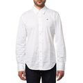 Tommy Jeans Men's Original Stretch Slim Fit Classic Casual Shirt, White (Classic White 100), Large