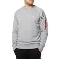 ALPHA INDUSTRIES Men's 158320 Sweatshirt, Grey, XL Regular