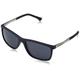Emporio Armani Men's 547487 Sunglasses, Bluette Rubber/Grey, 58