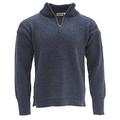 Channel Jumper - Genuine 1/4 Zip Guernsey Jumper - Denim - Size 50