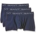 GANT Men's 3-Pack Boxers, Blue (Navy 405), Small