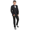 Paisley of London, Boys Tuxedo, Boys Black Suits, Slim Fit Suit, Prom Suit, 2 Years