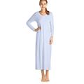 Hanro Women's Pure Essence Nightie, Blue - Blue (Blue Glow 0511), 8-Jun UK