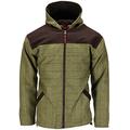 New Mens Tweed Breathable Waterproof Hoodie Hooded Jacket Coat Zip Up Wool Hoody Casual Top Coutryside UK Made Shooting Fishing Hunting Farmers Farming (S (36-38" Chest), Light Tweed)