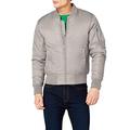 Urban Classics Men's Basic Bomber Jacket, Grey (H.Grey 138), XXL