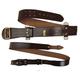 Sam Browne Belt + Shoulder Strap Brown Leather Brass Uniform Accessories R145 (Size 44)