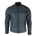 Aviatrix Mens MA1 Bomber Varsity Jacket Quilted Blue