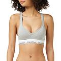 Calvin Klein Women's Bralette Lift Triangle Bra, Grey (Grey Heather 020), 32 (Manufacturer size: X-Small)