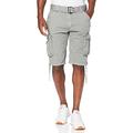 Schott NYC Men's Trranger30 Swim Shorts, Grey, 34