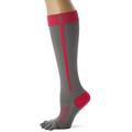 Ladies 1 Pair ToeSox Compression Full Toe Knee High Socks Flush 6-8.5