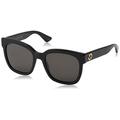 Gucci Women's 0034S_001 (54 mm) Sunglasses, Black, 54