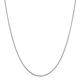 925 Sterling Silver Solid Polished 1mm Round Franco Chain Necklace Lobster Claw Jewelry Gifts for Women - 41 Centimeters