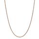 14ct Rose Gold Solid Lobster Claw Closure 1.40mm Wheat Chain Necklace Jewelry Gifts for Women - 51 Centimeters