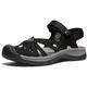 KEEN Women's Rose Sandal, Black/Neutral Gray, 6 UK