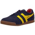 Gola Men's Harrier Suede Low-Top Sneakers, Blue (Navy/Sun/Red Py), 8 UK (42 EU)